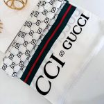 Gucci Pamuk Soft Şal 61571 - Beyaz