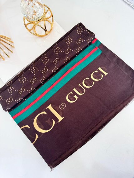 Gucci Pamuk Soft Şal 61571 - Acı Kahve
