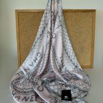 Chanel İthal Vual İpek Şal 014461 - Toz Pembe