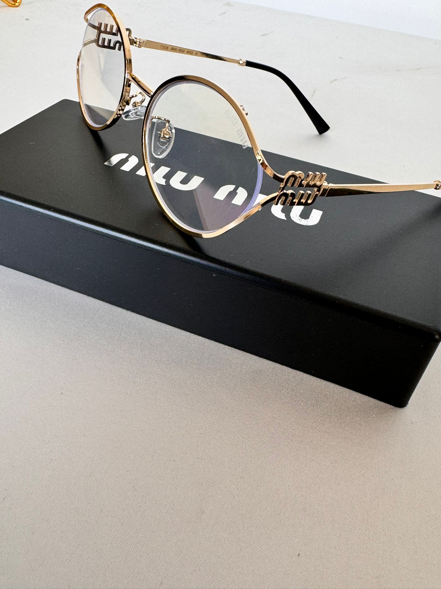 MIU MIU 54ZS ZVN50D Şeffaf Kadın Güneş Gözlüğü - Görsel 2