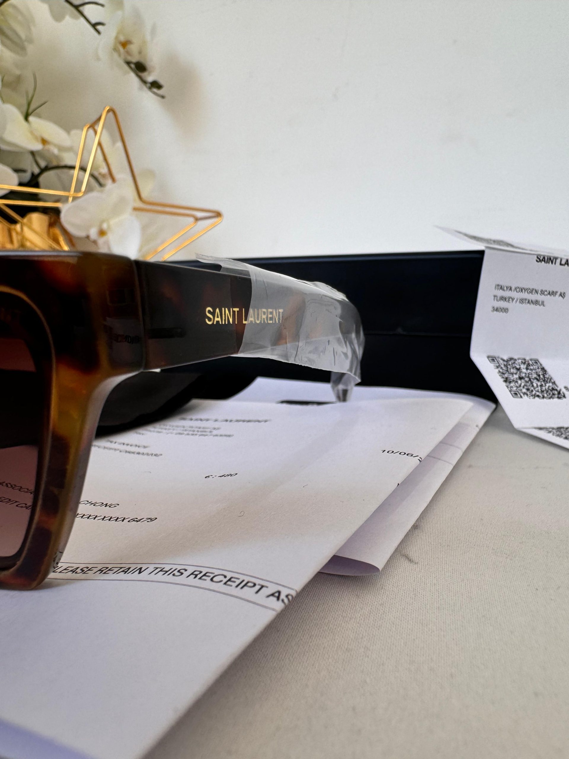 SAINT LAURENT 633 CALISTA 003 57 Kahverengi  Kadın Güneş Gözlüğü - Görsel 2