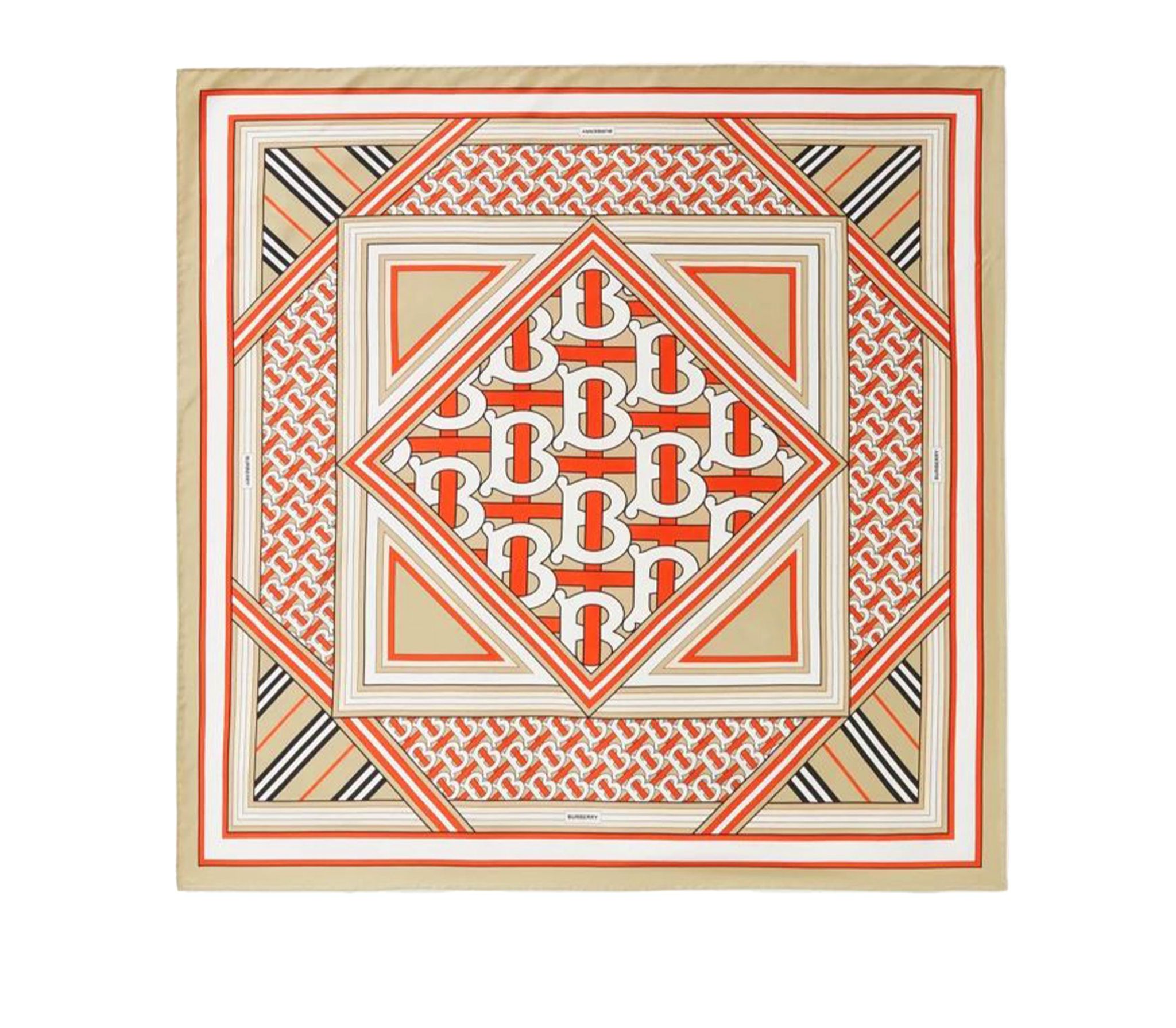 Burberry İthal İpek Eşarp 55467 - Görsel 3