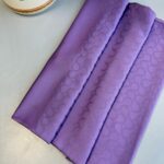 Bloom Desen Pamuk İpeksi Jakar Şal - Lavanta