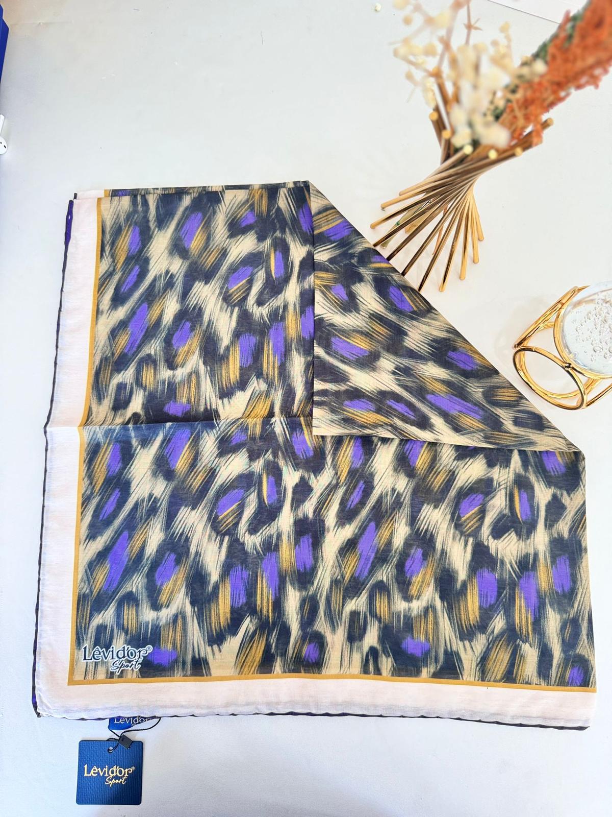 Levidor Pamuk Sport Eşarp 32216 - Mürdüm