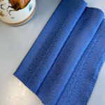 Ajda Desen Pamuk Jakar Şal - İndigo