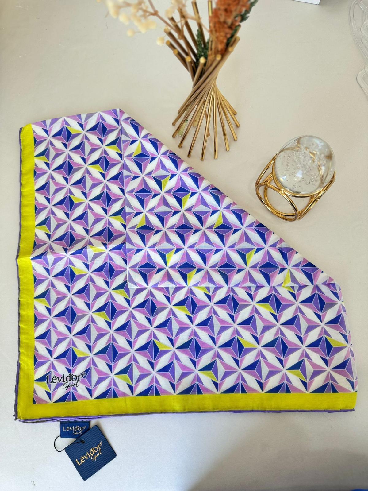 Levidor Pamuk Sport Eşarp 32217 - Sarı