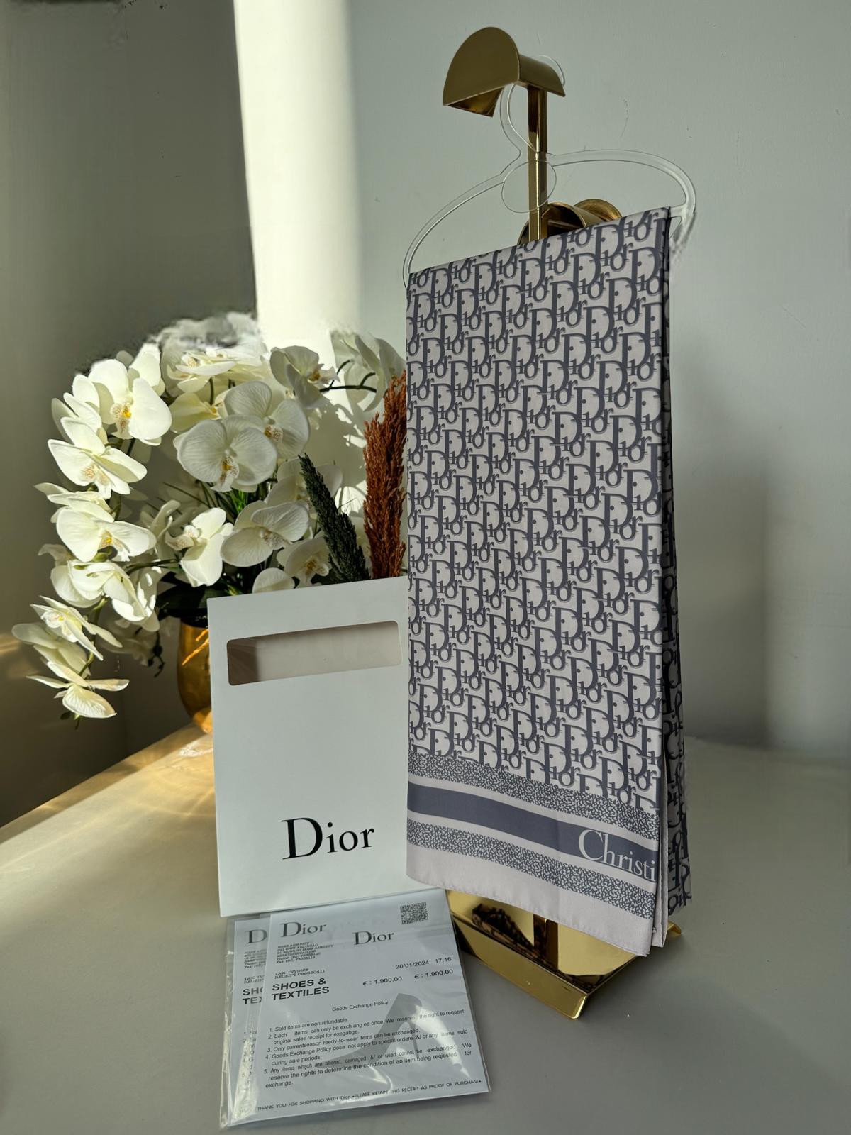 Dior Marka Şal 61441 - Gri