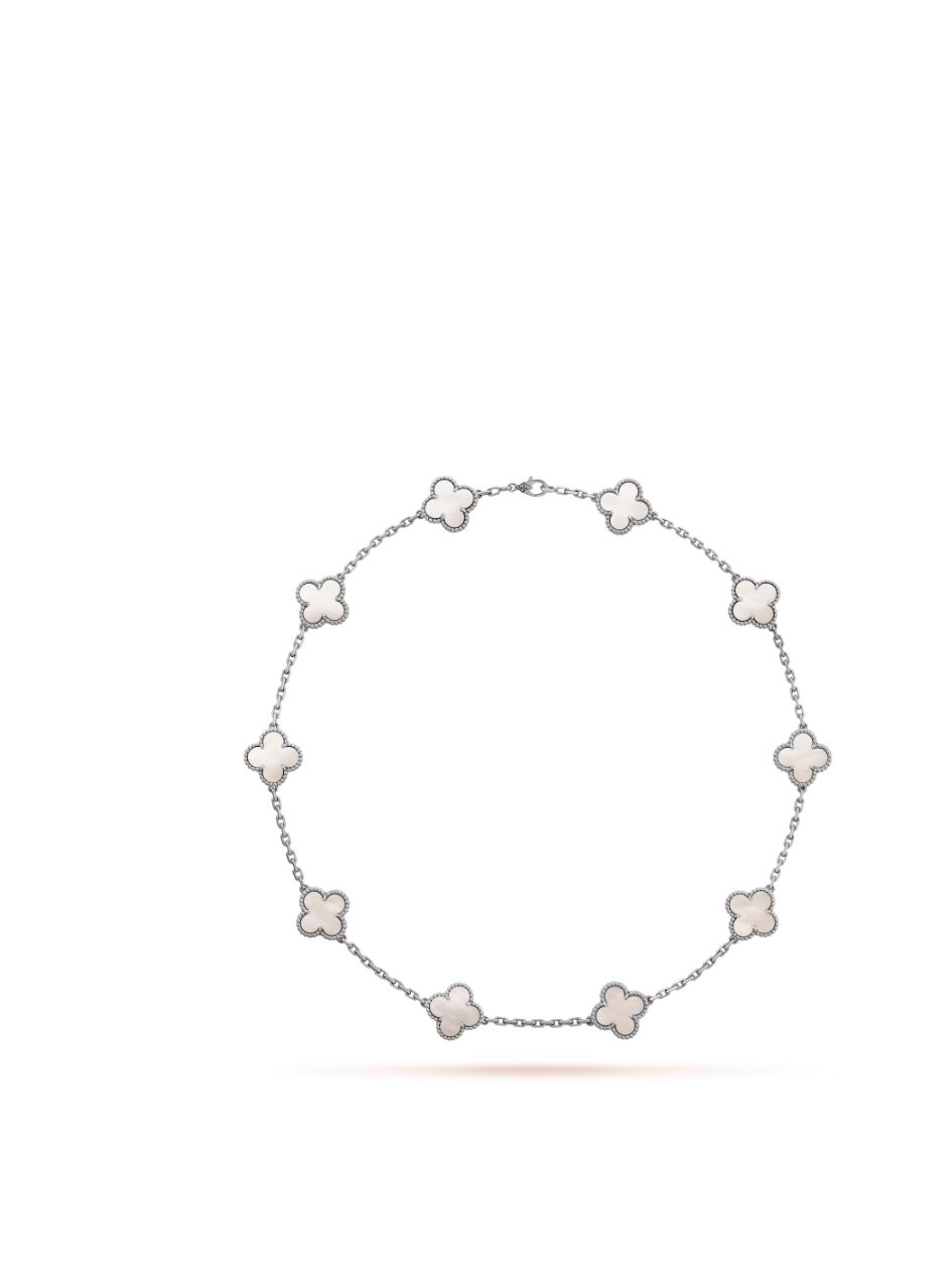 van cleef arpels white kolye - Görsel 3