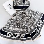 Dior İthal Vual İpek Şal  44983 -  Siyah