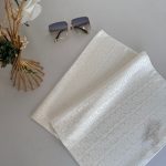 Ajda Desen Pamuk Jakar Şal - Ekru