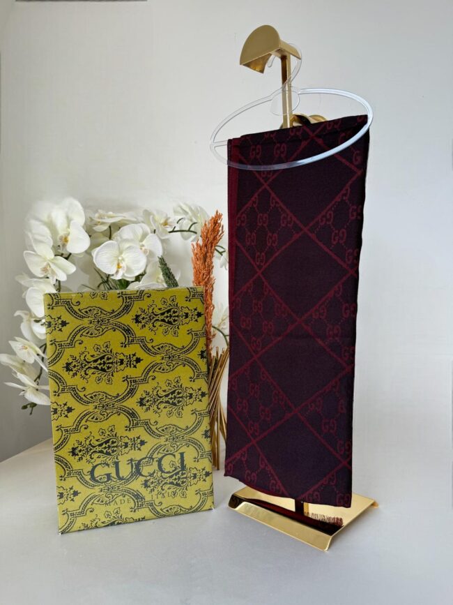 G Desen Pamuk Şal 61440 - Bordo