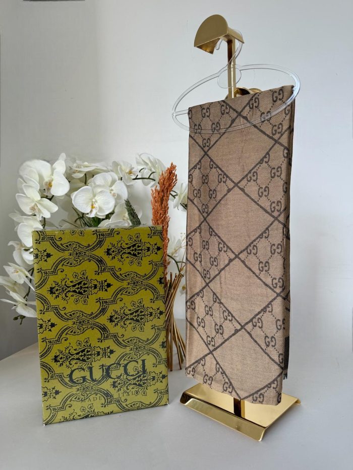 G Desen Pamuk Şal 61440 - Mocha