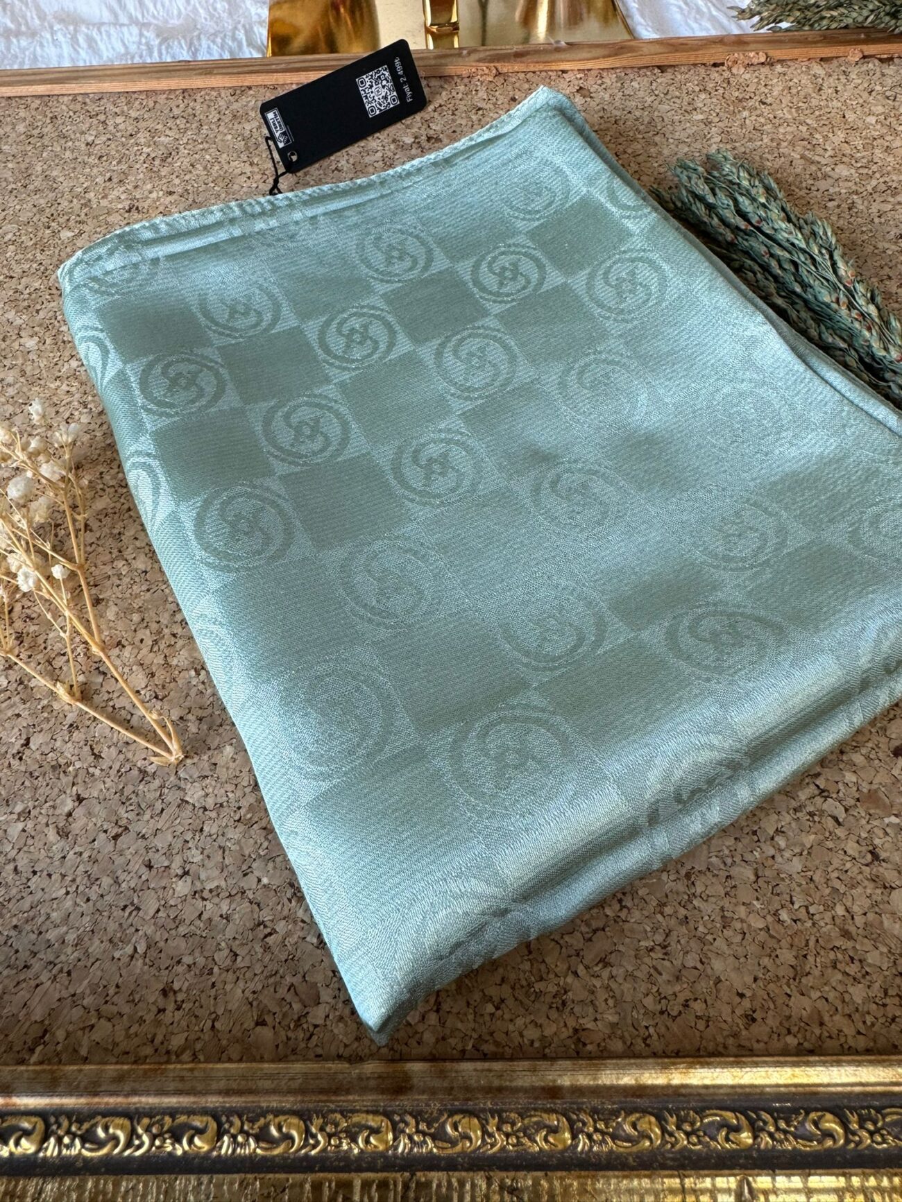 Vakko İthal İpek Jakar Şal - Ada Çayı