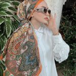 Etnik Etro Desen Pamuk Soft Şal 61534 - Parlament