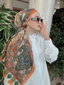 Etnik Etro Desen Pamuk Soft Şal 61534 - Parlament