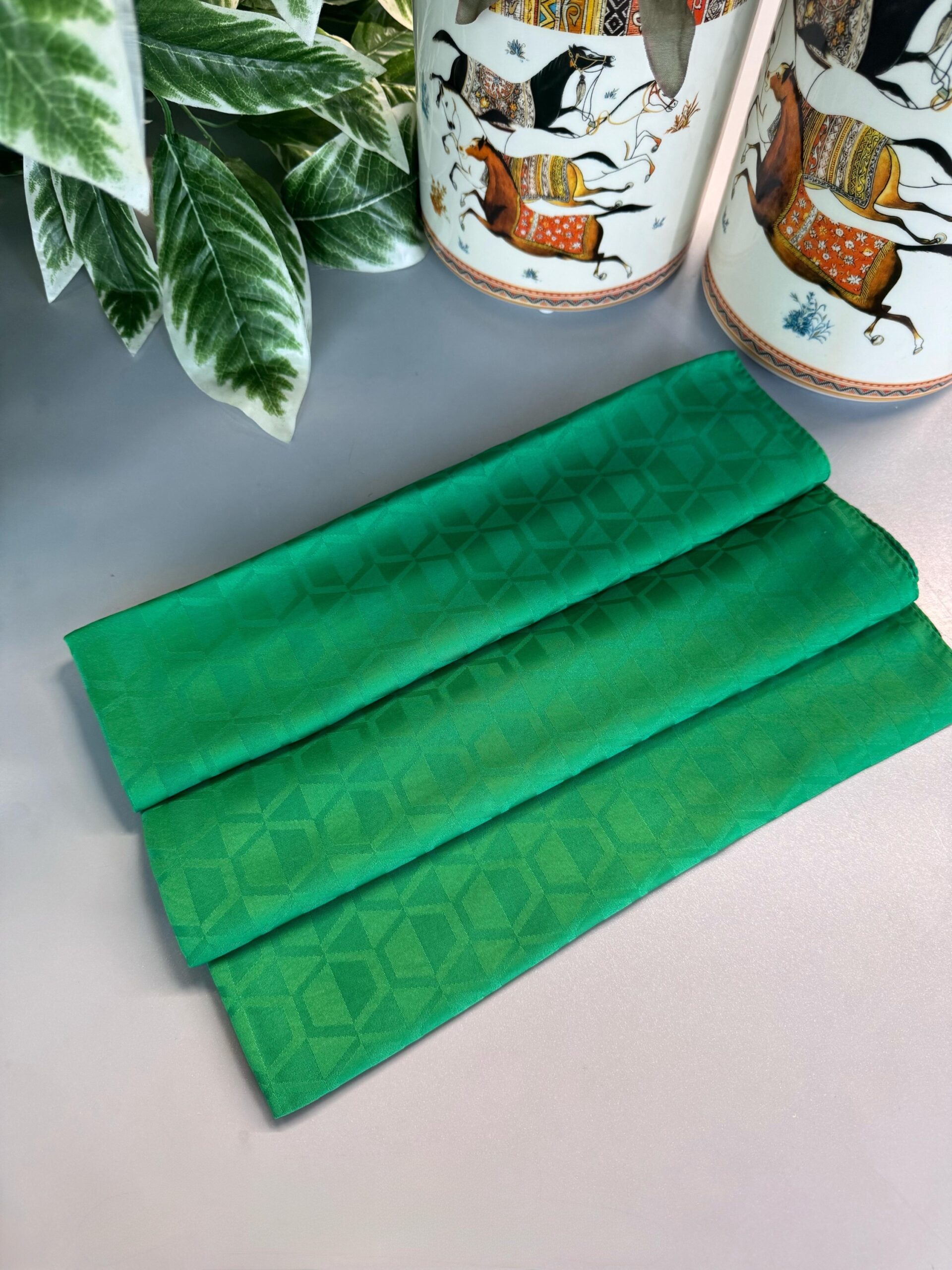 Elmas Desen Pamuk Jakar Şal - Benetton