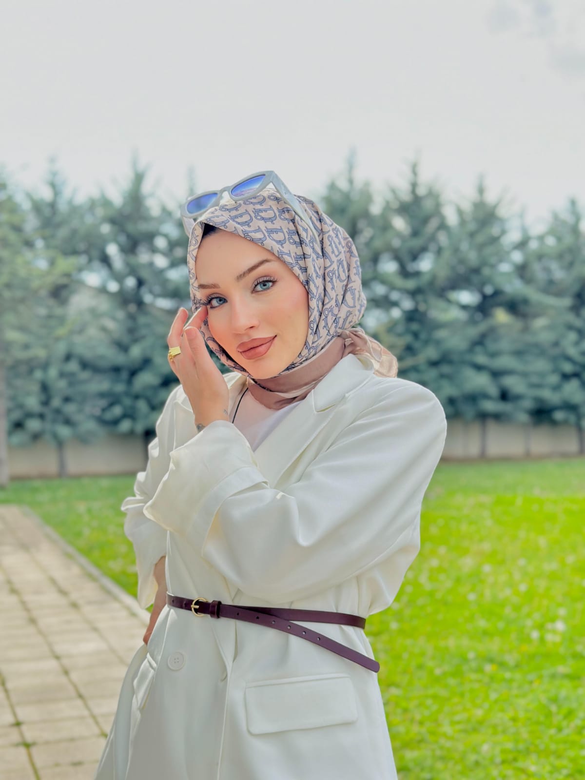 Dior Pamuk Soft Eşarp - Camel