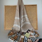 Burberry İthal Vual İpek Şal 014461 - Camel