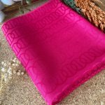 Ajda Desen Pamuk Jakar Şal - Fuşya