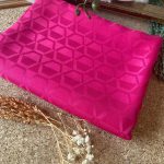 Elmas Desen Pamuk Jakar Şal - Fuşya