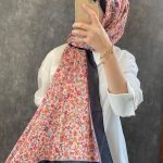 Çiçek Deen Pamuk Soft Şal 424434 - Pamuk Şekeri