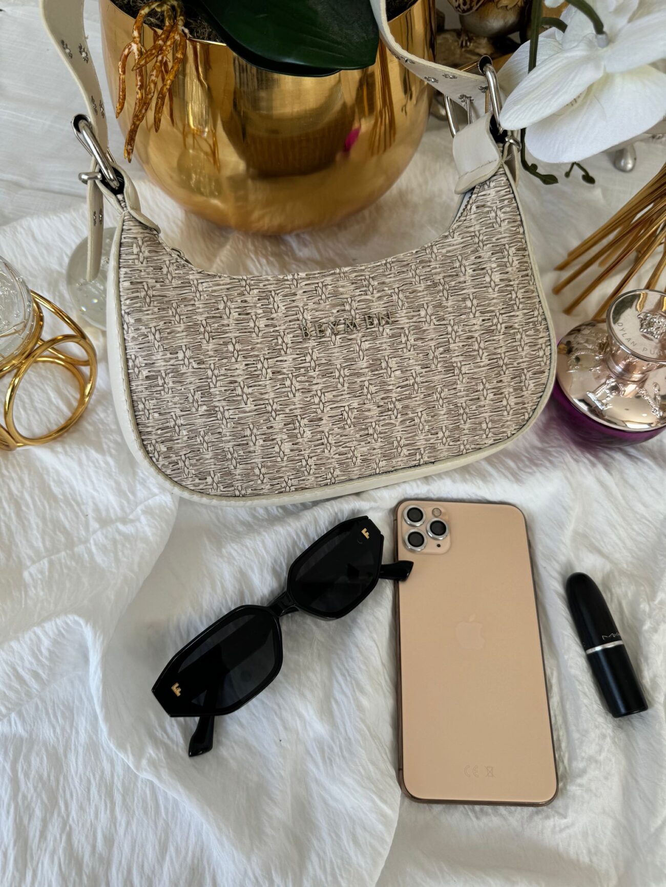 Beymen Sandal Hasır Çanta 19100 - Bej - Görsel 3