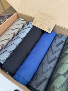 Valentino Çift Taraflı İtalyan Pamuk İpek Şal 6'lı Paket