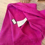 Gucci Yun İpek Çİft Taraflı Şal 87452 - Pembe