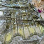 Etro Marka Yeni Sezon İthal Etnik Desen Vual İpek Şal - Haki