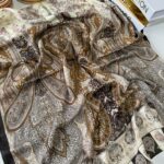 Etnik Etro Desen Pamuk Soft Şal 61534 - Mocha