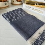 Gucci İthal Çift Taraflı Pamuk Yün İpek - Lacivert