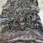 Etro Marka İthal Etnik Desen Vual İpek Şal - Vizon