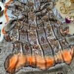 Etro Marka Yeni Sezon İthal Etnik Desen Vual İpek Şal - Oranj