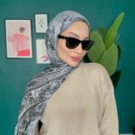 Etro Marka Yeni Sezon İthal Etnik Desen Vual İpek Şal - Antrasit