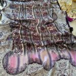 Etro Marka Yeni Sezon İthal Etnik Desen Vual İpek Şal - Mor