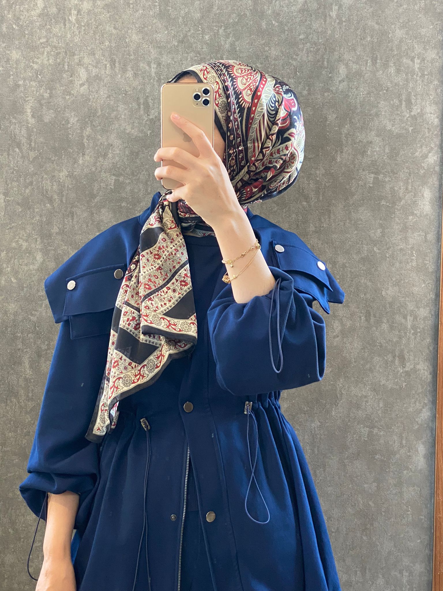 İTHAL ETRO DESEN NEW VUAL İPEK ŞAL 44344 - Vişne - Görsel 4