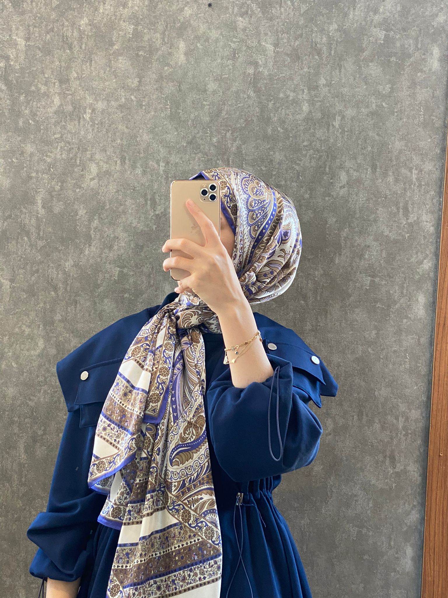 İTHAL ETRO DESEN NEW VUAL İPEK ŞAL 44344 - saks