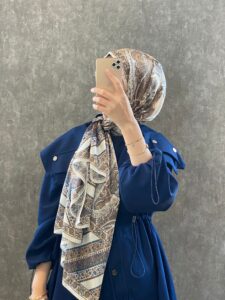 İTHAL ETRO DESEN NEW VUAL İPEK ŞAL 44344 - Camel