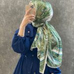 İTHAL ETRO DESEN NEW VUAL İPEK ŞAL 44344 -Çağla