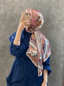 İTHAL ETRO DESEN NEW VUAL İPEK ŞAL 44344 -Altın