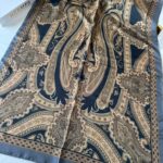 Etro Pamuk İpek Şal -987654 ANTRASİT/ALTIN