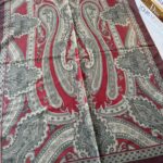 Etro Pamuk İpek Şal -987654 BORDO/KIRMIZI