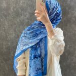 ETRO VUAL İPEK ŞAL 36987 -açık saks