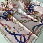 Hermes Twill Eşarp 10047 - Pamuk Şekeri