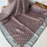 Dior Marka Twill Eşarp 10049 - Pamuk Şekeri