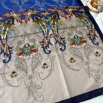 Etnik Desen Pamuk İpek Şal - saks