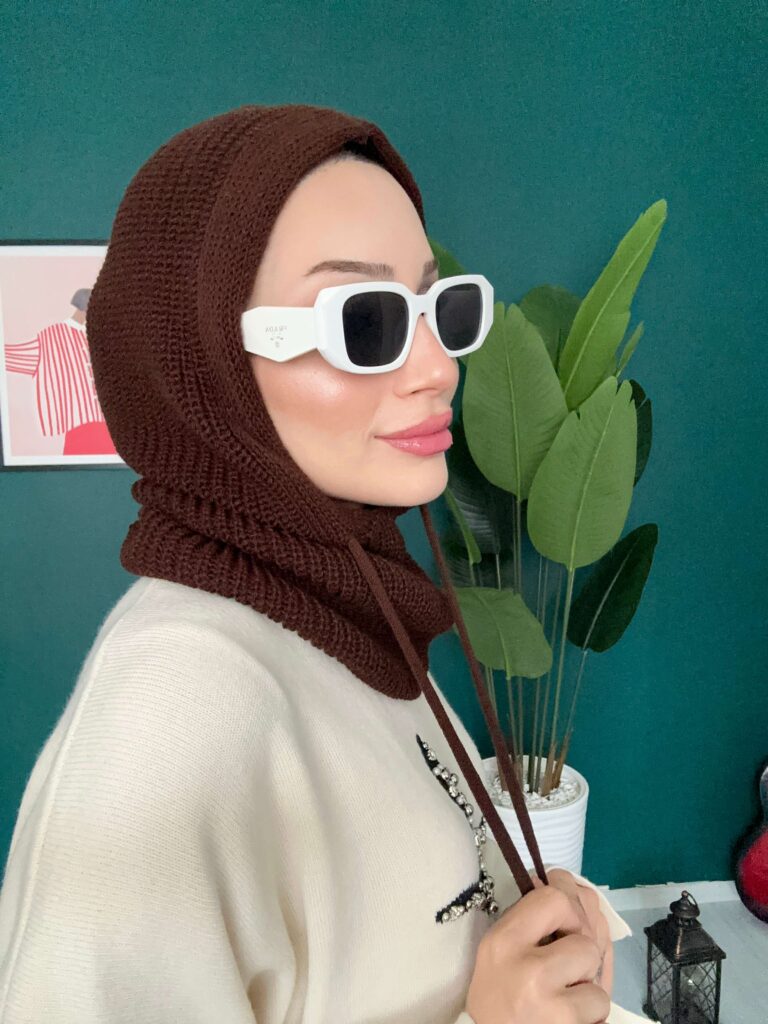 Triko Başlık Balaclava 25801 - Acı Kahve