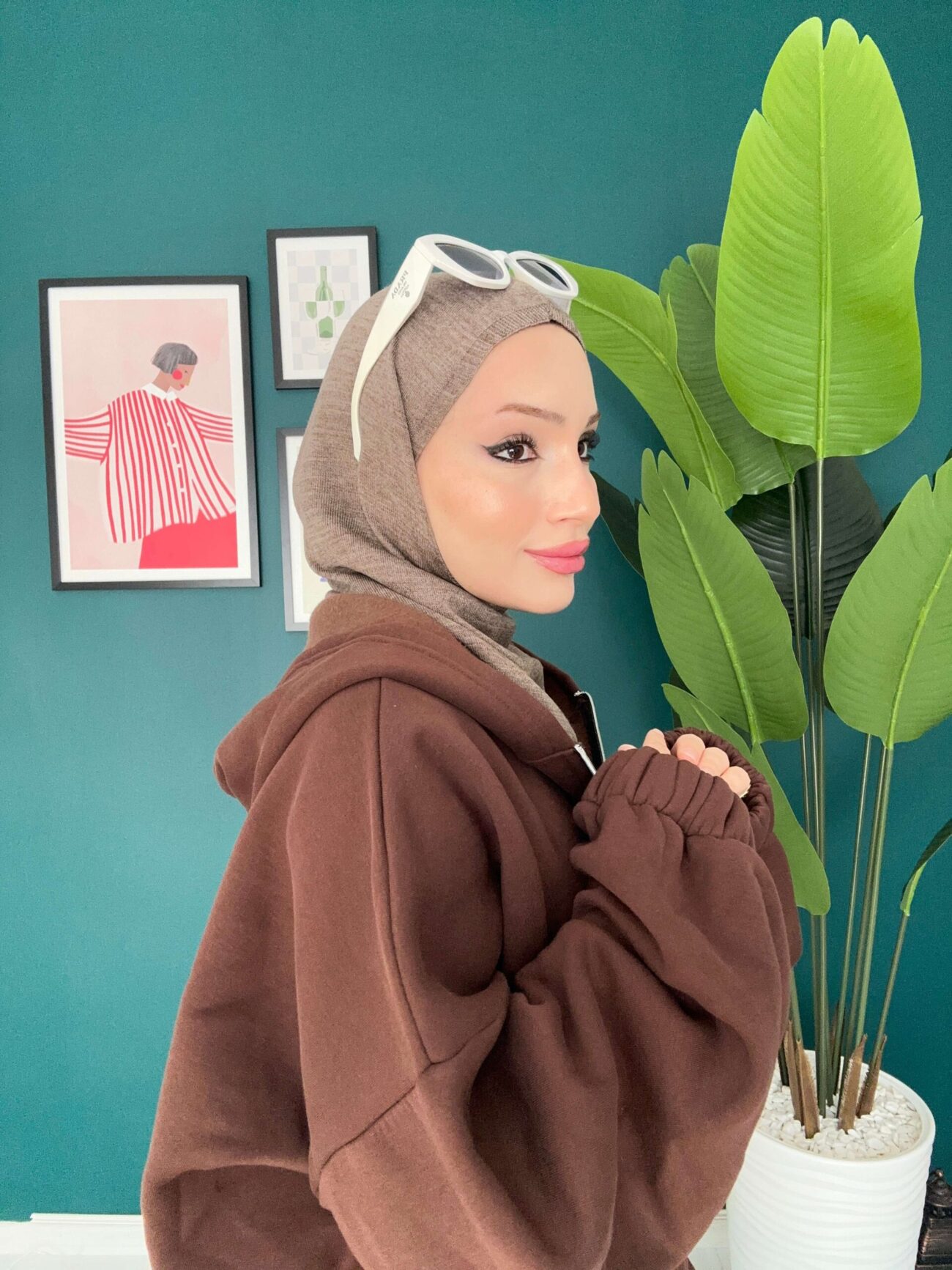 Tak Çık Triko Balaklava - 15811 - Latte - Görsel 6