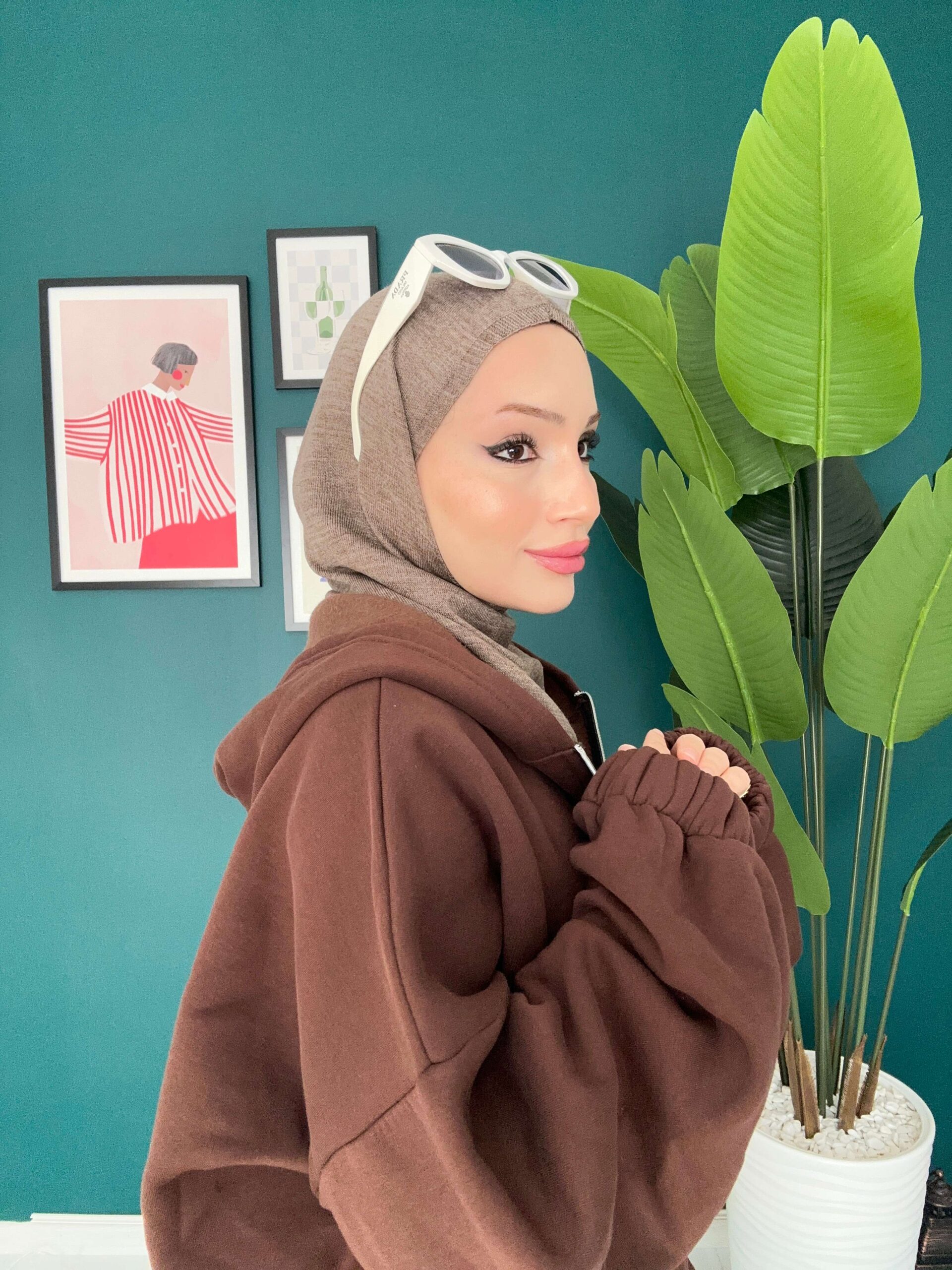 Tak Çık Triko Balaklava - 15811 - Latte - Görsel 6