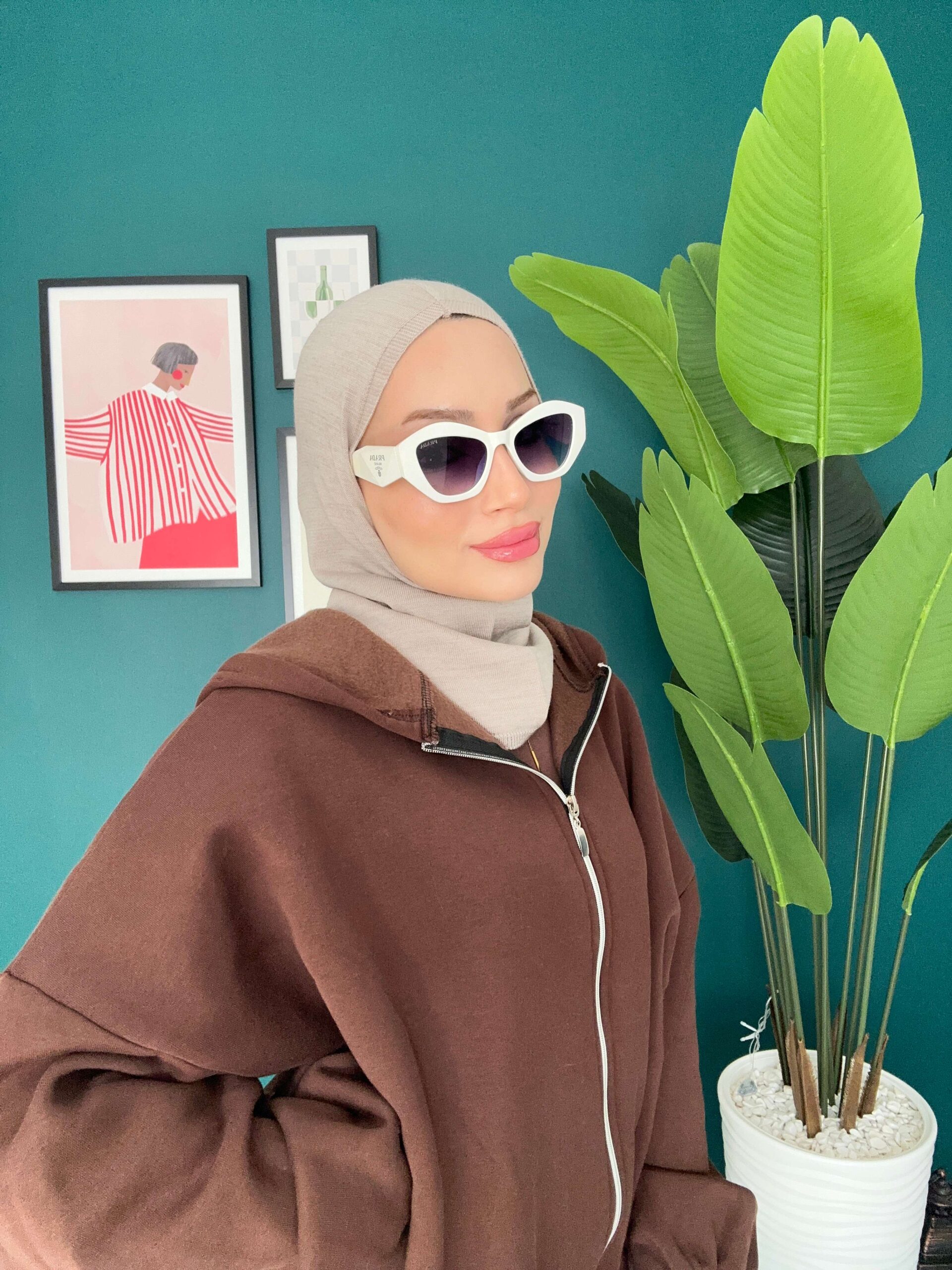 Tak Çık Triko Balaklava - 15811 - Koyu Vizon - Görsel 4